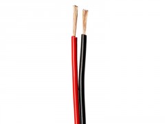 CABLE HIFI 2X0.75 MM2 NOIR/ROUGE 10M