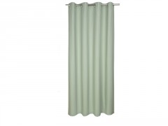 RIDEAU TAMISANT LEYA COTON BIOLOGIQUE 140X280 SAGE 5 VERT