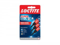 COLLE DE REPARATION LOCTITE SUPERGLUE-3 UNIVERSEL LIQUIDE TUBE 1G X3