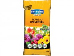 TERREAU NATUREL SANS TOURBE FERTILIGENE 40 LITRES