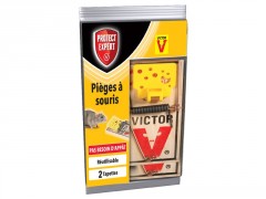 TAPETTE ANTI SOURIS BOIS PROTECT EXPERT LOT DE 2