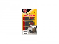 PIEGE ANTI SOURIS PLASTIQUE PROTECT EXPERT LOT DE 3
