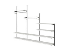 CREMAILLERE DOUBLE E50 100CM NOIR
