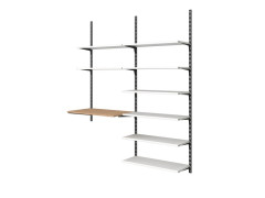 CREMAILLERE DOUBLE E50 150CM NOIR