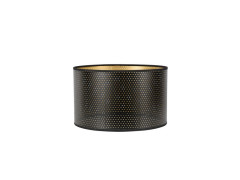 ABAT-JOUR CYLINDRE D30 E27 PERFORE NOIR COREP