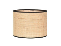 ABAT-JOUR CYLINDRE DIAMETRE 18 RAFIA NATUREL
