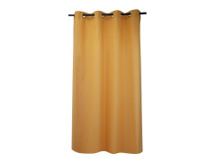 RIDEAU TAMISANT SUNNY JAUNE COTON INSPIRE 140X280 CM