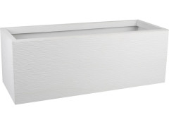 JARDINIERE GRAPHIT UP L29,5XL79.5XH29.CM BLANC CERUSE
