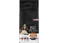 CROQUETTE CHIEN PRO PLAN M/L AD7+ SENSITIV SKIN RICHE SAUMON/RIZ 14KG