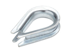 COSSE-COEUR ACIER ZINGUE POUR CABLE 13MM STANDERS