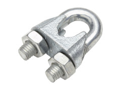 SERRE-CABLE ETRIER ACIER ZINGUE POUR CABLE 12MM STANDERS