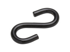 ESSE EGALE OUVERT 3X4MM ACIER ZINGUE NOIR 4PCS STANDERS