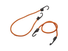 SANDOW + CROCHETS PLASTIQUE D9MM 80CM 15KG ORANGE STANDERS X2