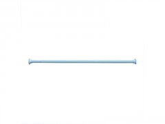 BARRE EXTENSIBLE POUR RIDEAU DE DOUCHE 75 135CM BLANC