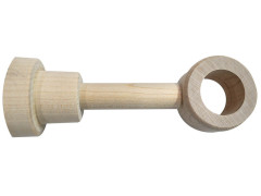 SUPPORT POUR TRINGLE A RIDEAU D28 LISS 85/130 ERABLE