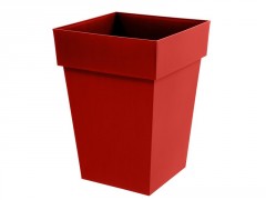 POT MI HAUT CARRE 51L 39X39X53 ROUGE