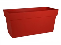 JARDINIERE TOSCANE 79X36X38.8 74L ROUGE RESERVE EAU