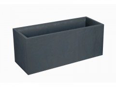 JARDINIERE VOLCANIA 100X40X40 97,6L GRIS ANTHRACITE