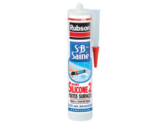 MASTIC SILICONE SALLE DE BAINS SAINE TRANSPARENT CARTOUCHE 280ML