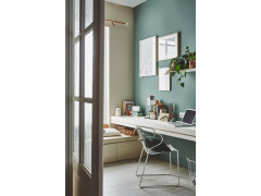 BARRE A RIDEAU BOIS D28 DESIGN 2M CHENE CLAIR