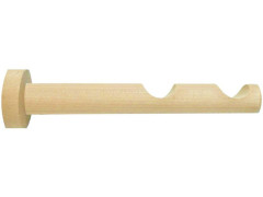 SUPPORT BOIS DIAMETRE 28 DESIGN TIGE DOUBLE 130-200 CHENE CLAIR