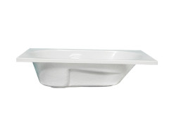 BAIGNOIRE ACCESS CONFORT ACRYLIQUE RECTANGLE 140X70 CM