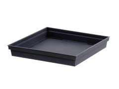 SOUCOUPE CARRE TOSCANE 32,6X32,6X4,9 GRIS ANTHRACITE