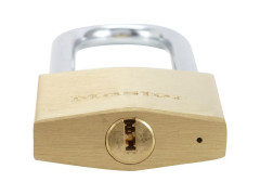 CADENAS A CLE LAITON LONGUEUR 50MM ANSE HAUTE AVEC 4 CLES