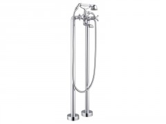MELANGEUR DE BAIGNOIRE CHROME BRILLANT ROUSSEAU RETRO