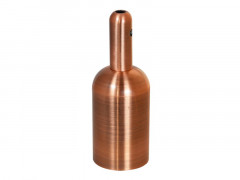 DOUILLE E27 AV CACHE OR ROSE D42 MET