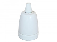 DOUILLE E27  CERAMIQUE BLANC D46 250V