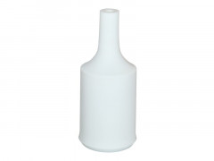 DOUILLE E27 AV CACHE SILICONE BLANC D40