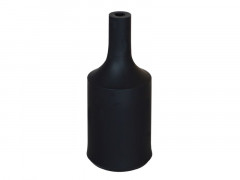 DOUILLE E27 AV CACHE SILICONE NOIR D40