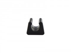 EMBOUT PLASTIQUE DIAMETRE10MM NOIR LOT DE 4