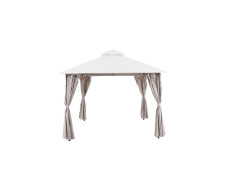 RIDEAU POLYESTER OXIS TAUPE 300X300 LOT DE 4