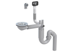 VIDAGE COMPLET GAIN DE PLACE POUR EVIER 1 CUVE DIA 80 MM