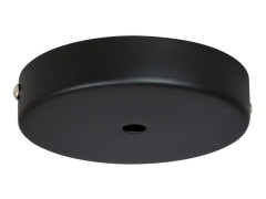 PAVILLON METAL CYLINDRIQUE 120MM NOIR
