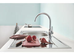 MITIGEUR DE CUISINE START CLOVA HAUT CHROME GROHE