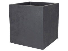 POT POLYPROPYLENE CARRE EDA L.39.5 X L.39.5 X H.43.5 CM ANTHRACITE 31L