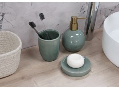 PORTE SAVON CERAMIQUE TIDIANE VERT