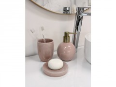 PORTE SAVON CERAMIQUE TIDIANE ROSE