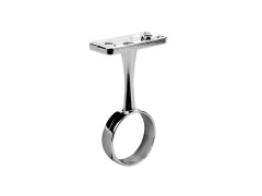 SUPPORT PLAFOND FIXE DIAMETRE 28 ROND CHROME SPACEO