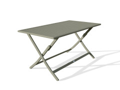 TABLE DE JARDIN DCB GARDEN MARIUS RECTANGULAIRE VERT KAKI 4 PERSONNES