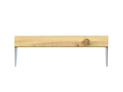 RETENUE DE COPEAU A PLANTER BOIS AGAVE L.75Xl.3,2XH.20CM