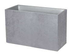 MURET EDA BASALT L.39.5 X H.60 CM 116L GRIS BETON