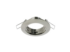 ANNEAU POUR SPOT ENCASTRE REMI PVC ORIENTABLE ROND NICKEL INSPIRE
