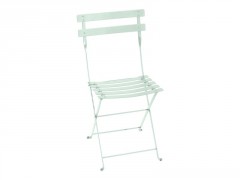 CHAISE BISTRO EN ACIER MENTHE GLACIALE