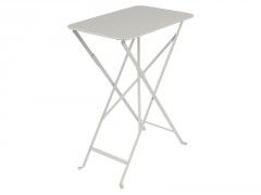 TABLE DE JARDIN PLIANTE BISTRO GRIS ARGILE 37X57 CM