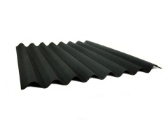 PLAQUE BITUME ONDULEE NOIR 1X0.76M
