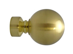 EMBOUT DIAMETRE 28 CHIC BOULE LAITON MAT X2